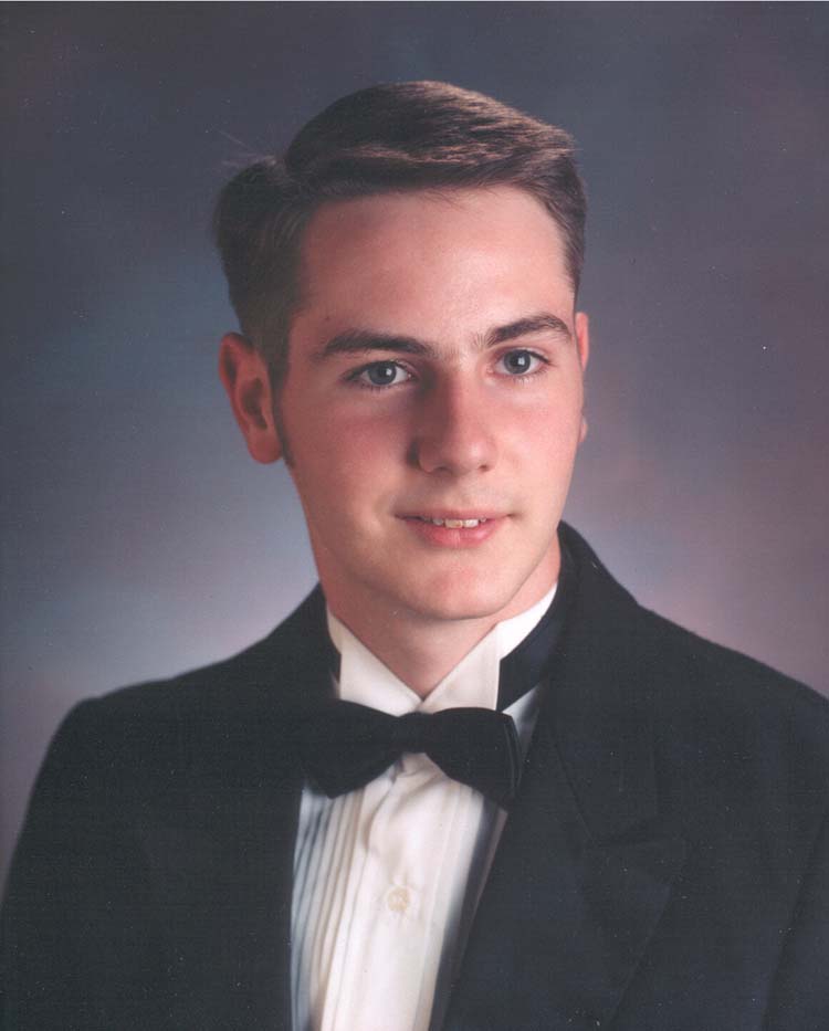 Joshua at graduation